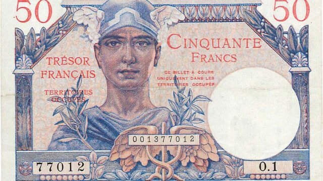 50 francs Trésor Français type 1947