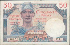 50 francs Trésor Français type 1947