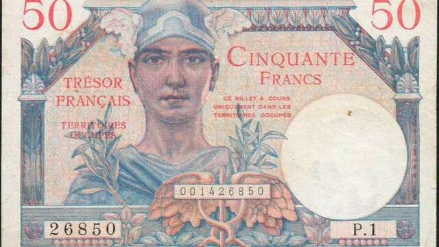 50 francs Trésor Français type 1947