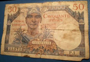 50 francs Trésor Français type 1947