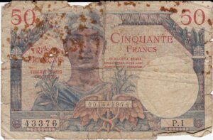 50 francs Trésor Français type 1947