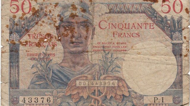 50 francs Trésor Français type 1947