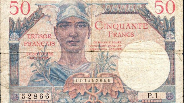 50 francs Trésor Français type 1947