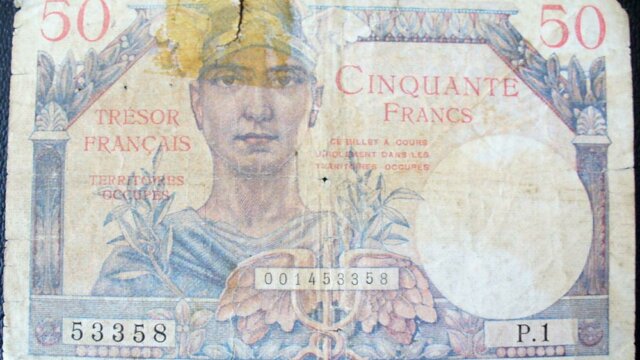 50 francs Trésor Français type 1947