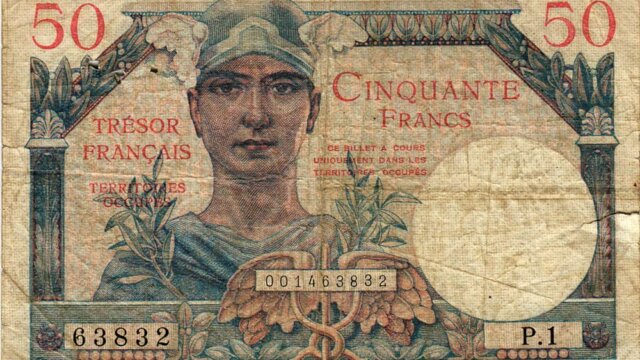 50 francs Trésor Français type 1947