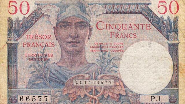 50 francs Trésor Français type 1947