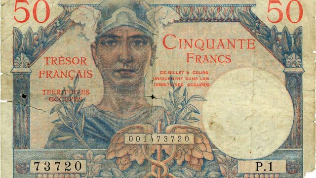 50 francs Trésor Français type 1947