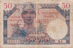 50 francs Trésor Français type 1947