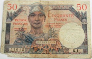 50 francs Trésor Français type 1947