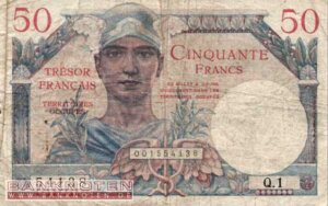 50 francs Trésor Français type 1947