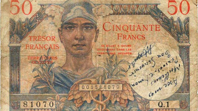 50 francs Trésor Français type 1947