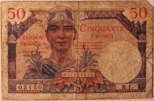 50 francs Trésor Français type 1947