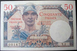 50 francs Trésor Français type 1947