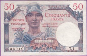 50 francs Trésor Français type 1947