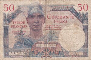 50 francs Trésor Français type 1947