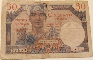 50 francs Trésor Français type 1947