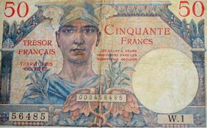 50 francs Trésor Français type 1947