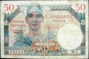 50 francs Trésor Français type 1947