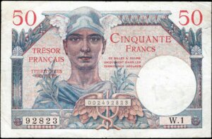 50 francs Trésor Français type 1947