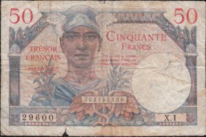 50 francs Trésor Français type 1947