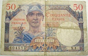 50 francs Trésor Français type 1947