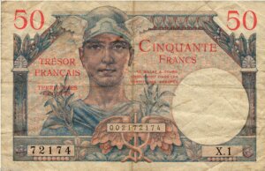 50 francs Trésor Français type 1947