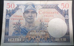 50 francs Trésor Français type 1947