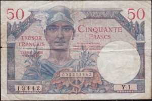 50 francs Trésor Français type 1947