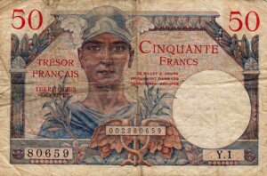 50 francs Trésor Français type 1947