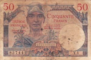 50 francs Trésor Français type 1947