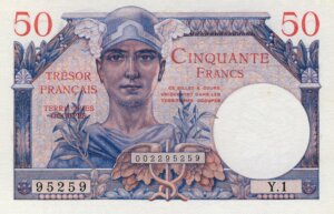 50 francs Trésor Français type 1947