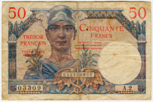 50 francs Trésor Français type 1947