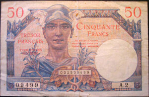 50 francs Trésor Français type 1947