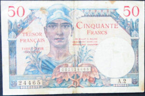 50 francs Trésor Français type 1947