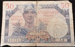 50 francs Trésor Français type 1947