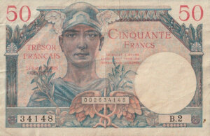 50 francs Trésor Français type 1947