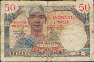 50 francs Trésor Français type 1947