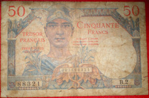 50 francs Trésor Français type 1947