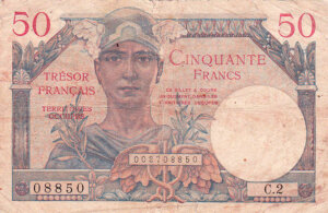 50 francs Trésor Français type 1947