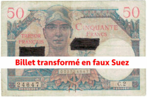 50 francs Trésor Français type 1947