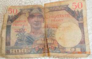 50 francs Trésor Français type 1947