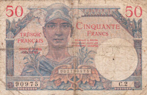 50 francs Trésor Français type 1947