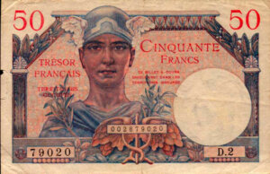 50 francs Trésor Français type 1947