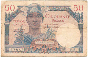 50 francs Trésor Français type 1947