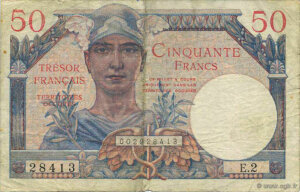 50 francs Trésor Français type 1947