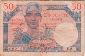 50 francs Trésor Français type 1947