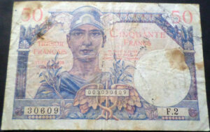 50 francs Trésor Français type 1947