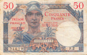 50 francs Trésor Français type 1947