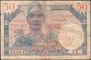 50 francs Trésor Français type 1947