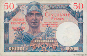 50 francs Trésor Français type 1947